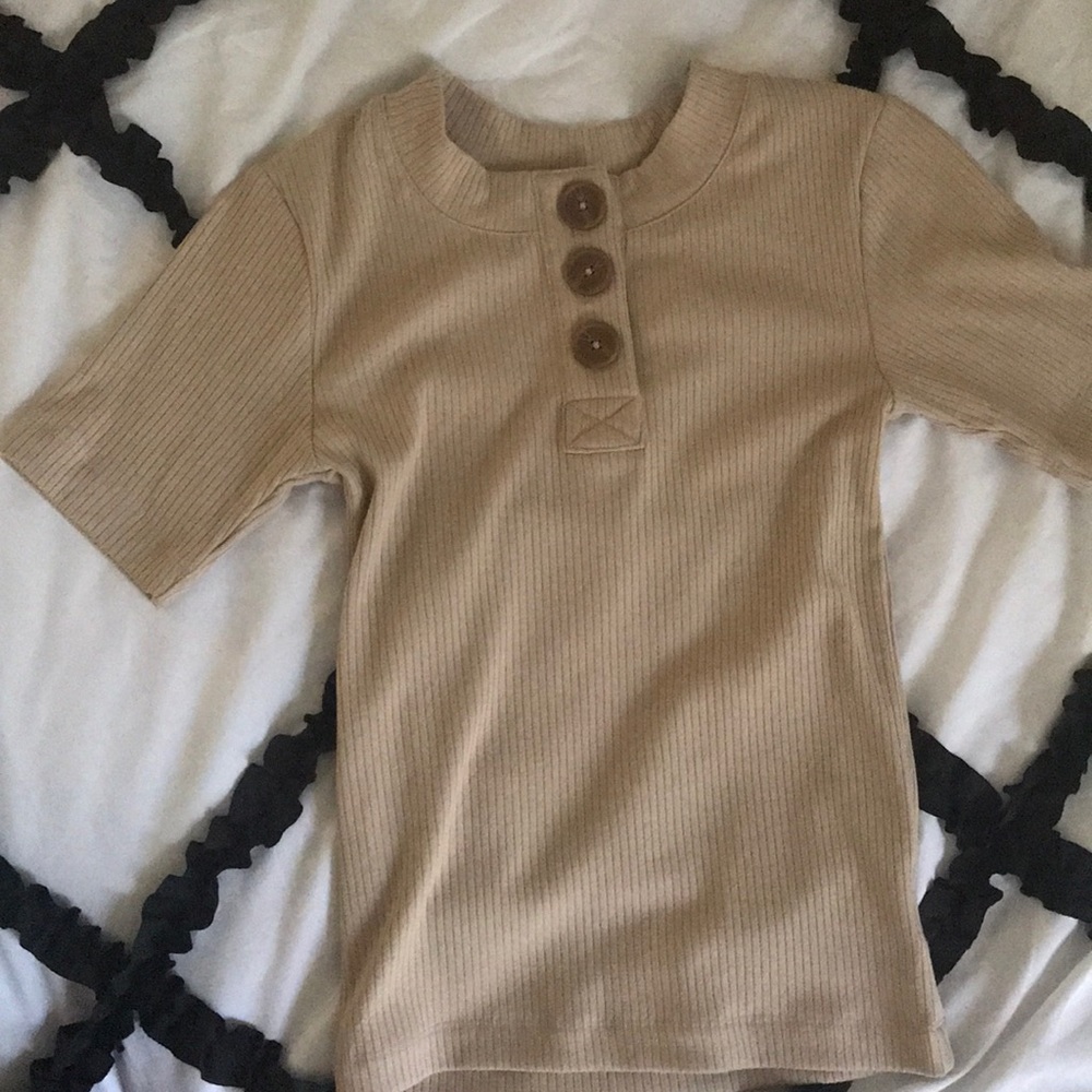 Urban Outfitters tan button up